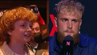 Little kid swearing during Mike Tyson vs Jake Paul press conference