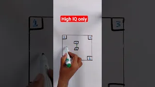 Connect 1 to 1, 2 to 2, 3 to 3 without crossing the lines! for High IQ only