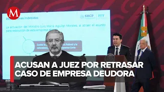 Van contra ministro Luis María Aguilar por retrasar caso de empresa deudora de impuestos