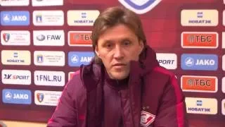 Послематчева пресс конференция тренеров Е Бушманов А Талалаев