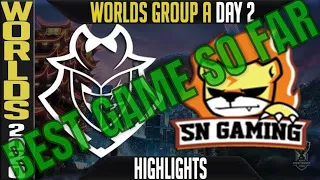 G2 vs SN Highlights | Worlds 2020 Group A Day 2 - LoL World Championship | G2 Esports vs Suning