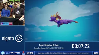 #ESAWinter19 Speedruns - Spyro Reignited Trilogy [Spyro The Dragon (120%)] by ElkjaerTV