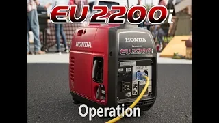 Honda EU2200i Generator Operation