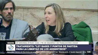 Myriam Bregman: "Es un ataque atroz contra el pueblo y la CGT ni una suelta de globos organizó."