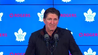 Maple Leafs Pre-Game: Mike Babcock - October 18, 2017