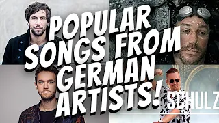 Popular songs from German artists!