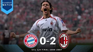 Bayern Munich vs AC Milan 0-2 || UCL Quarter Final 2006-2007 2nd Leg