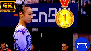 QIU QIYUAN🇨🇳🥇Balance Beam Event Final 2024 DTB Pokal World Cup *7.0 D Score;15.500* (GTV.4K)