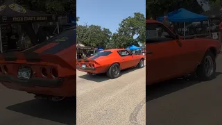 Drag Camaro two step!! 2nd gen turbo big block almost let’s her eat!! #chevrolet #camaro #musclecar