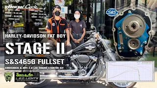 Harley-Davidson Fat Boy Stage #2 (( S&S 465G Full Set ))