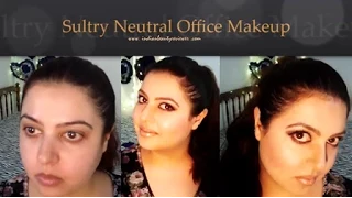 Sultry Neutral Office Makeup | IndianBeautyReviewer