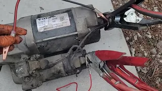 how to test starter on a volvo vnl d13