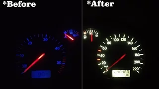 How to change dash LEDs on Golf MK4