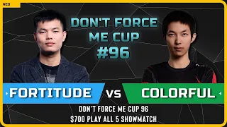 WC3 - [HU] Fortitude vs Colorful [NE] - Pa5 Showmatch - Don't Force Me Cup 96