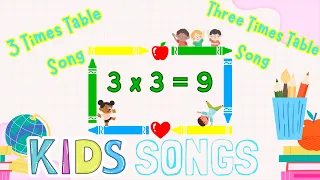 The 3 Times Table Song (Multiplying by 3) | Silly School Songs