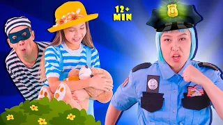 PoliceGirl Song 👮‍♂️🚓🚨 + MORE Kids Songs And Nursery Rhymes | Lights Kids