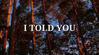 I TOLD YOU - JAMES BLUNT (LYRICS) FULL HD