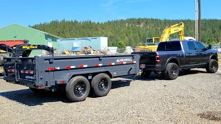 2022 Ironbull 7x14. I've been wanting a dump trailer for a while.