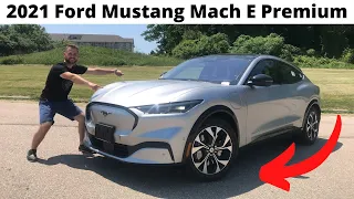 All New 2021 Ford Mustang Mach E Premium In Depth Walk Around & Review - Is This Truly A Mustang?