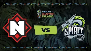 Nemiga vs Spirit - Map1 @Mirage | VODs_ru | WePlay! Clutch Island