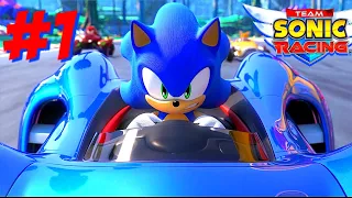 Team Sonic Racing⚡Gameplay Walkthrough #1 The Mystery Invite