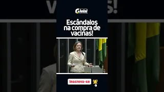 Gleisi denuncia corrupção na compra de vacinas e prevaricação de Bolsonaro #shorts