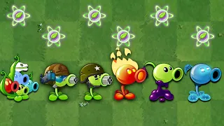 Plants VS. Zombies 2 | All Peashooter Challenge & Power up! VS Brickhead Zombie 2