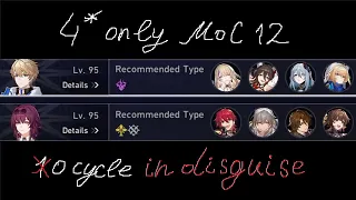0 cycle in disguise | 4* only, MoC 12 | Honkai: Star rail