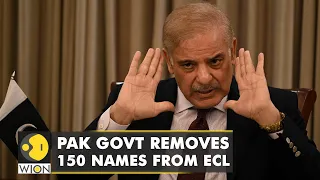 Pakistan: 150 names including PM Shehbaz Sharif removed from ECL | WION