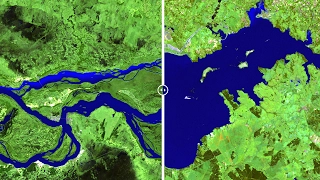 Before-And-After Satellite Images of Earth from Space