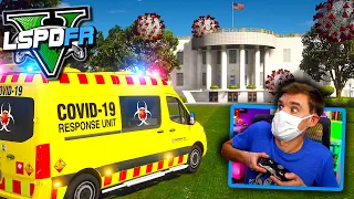 Coronavirus outbreak at the White House! (LSPDFR GTA 5 Police Mod) #GTA5LSPDFR