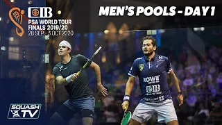 Squash: CIB PSA World Tour Finals 2019/20 - Men's Pools Day 1 Roundup