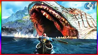 God of War - Eaten By The World Serpent (God of War 4 PS4 Pro)