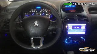 Peugeot 206 Painel e interior Personalizado em LED! MUITO LOKO! #03