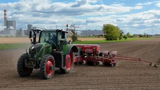 FENDT 724 mit Kverneland Optima TFprofi / Mais legen 2024 / 4K