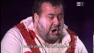 Recitar  ... Vesti la giubba 11 06 2013 Arena di Verona 2013 Lo spettacolo sta per iniziare