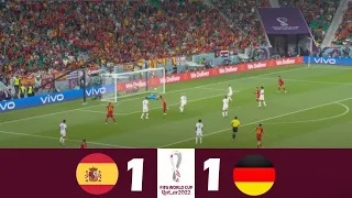 Spain Vs Germany 1-1 Goals & Highlights Commentary 2022 HD