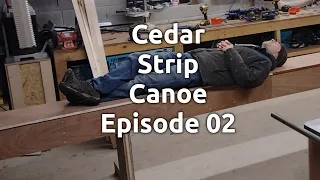 Building a Cedar Strip Canoe - Episode 2, Strongback