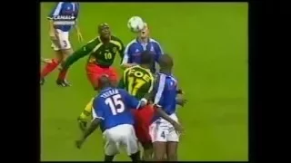 France Cameroun, patrick mboma marque un but légendaire
