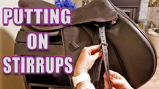 How to Put Stirrups on an English Saddle