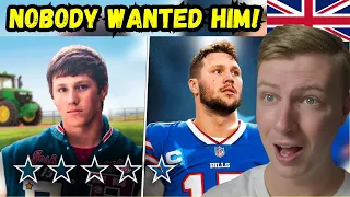 Brit Reacts To How A ZERO Star Recruit Became An NFL Superstar