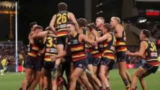 “And got there!!!” Jordan Dawson kicks an incredible goal after the siren to win the game!!!