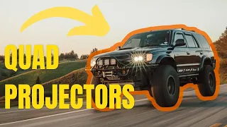 Building the Worlds Brightest Quad Projector Headlights on my 3rd Gen 4Runner
