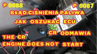 EXPERT CR NIE ODPALA , USZKODZONY CZUJNIK ? , ZOBACZ JAK ODPALIĆ AWARYJNIE ,SYMULACJA CZUJNIKA