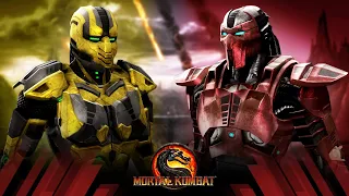 Mortal Kombat 9  - Cyrax and Sektor Tag Ladder on Expert Difficulty