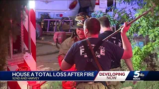 Crews called to fight early morning house fire in northwest OKC