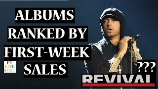 Eminem's Albums Ranked by First Week Sales