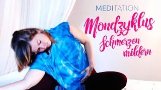 Meditation für die Periode 🩸 bewusste Bewegung bei Krämpfen der Menstruation / PMS