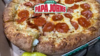 Papa John’s Garlic Epic Stuffed Crust Pizza Review 🧄🧀🍕