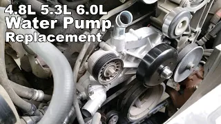 How To Replace Water Pump - Chevy Avalanche, GMC Sierra 4.8l 5.3l 6.0L